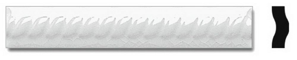 Бордюры ADEX MODERNISTA Trenza PB C/C Blanco