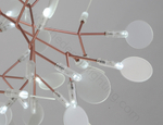 Pendant design lamp  Heracleum II by Moooi (Brass,  D50 cm)