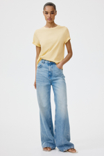 Футболка из смеси с льном - H&M