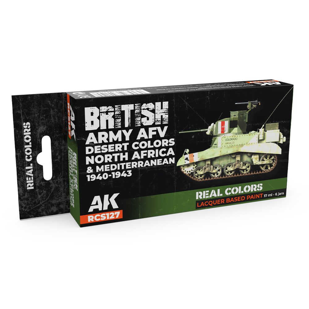 Набор красок AK Interactive Real Colors - British Army AFV Desert Colors
