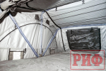 Палатка на крышу автомобиля РИФ Soft RT02-120, тент серый, 400 гр., 120х240х115 см