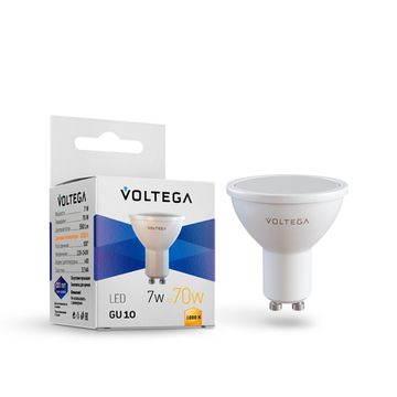 Светодиодная лампа Simple MR16 7W 3000K 110° GU10 (7248) VG2-S2GU10-3K-7W Voltega