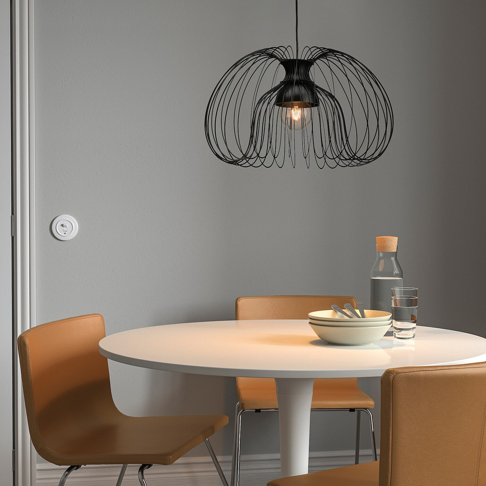 IKEA KALLFRONT  (ИКЕА КАЛЛФРОНТ)  -  Абажур для подвесного светильника, черный, 52 см