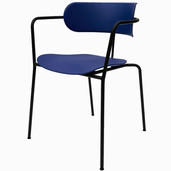 Стул Pedigree Arm Plastic синий