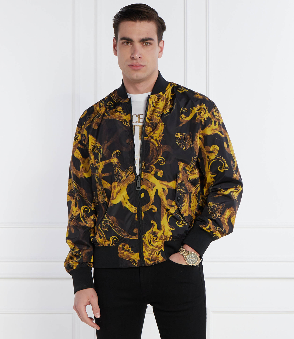 Двухсторонняя куртка бомбер Versace Jeans Couture - черный(76GAS407CQS85)