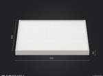 Светильник LED ДВО 52Вт 4000К 6750Лм IP40 призма 595х595х40 DARKLUM