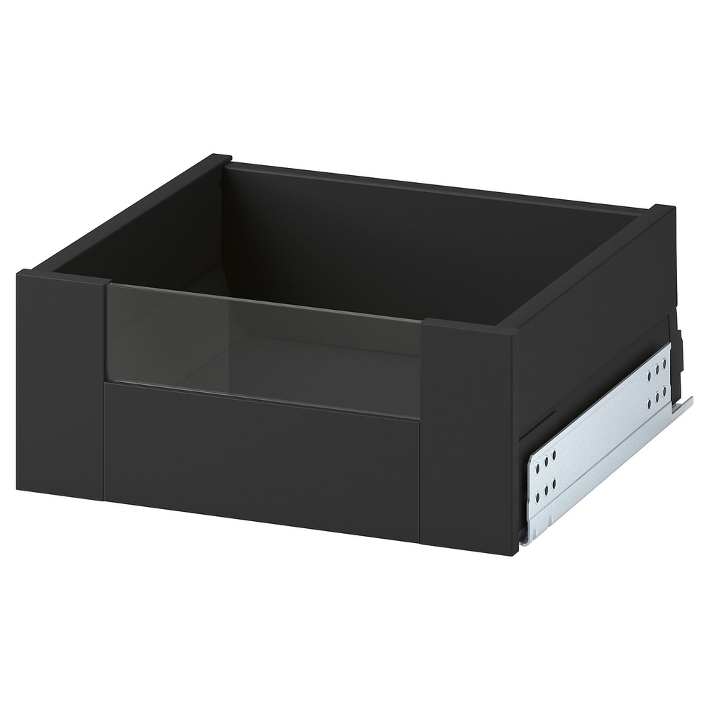 IKEA KNIVSHULT  (ИКЕА КНИВСХУЛТ)  -  Ящик средний со стеклянным фасадом 40x37x15 см