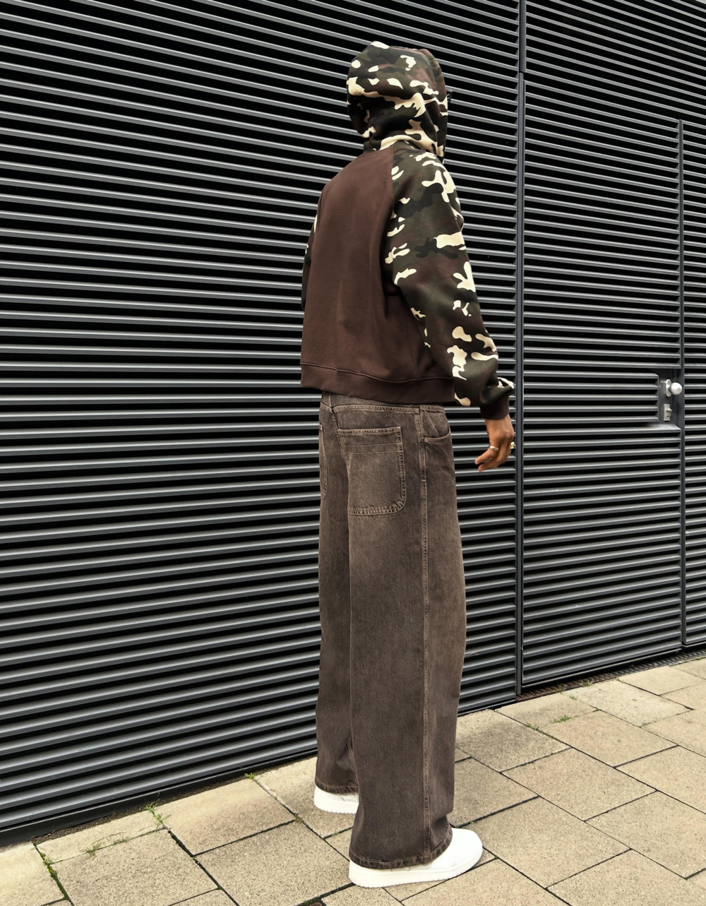Мужские джинсы baggy fit в стиле скейтер - BERSHKA