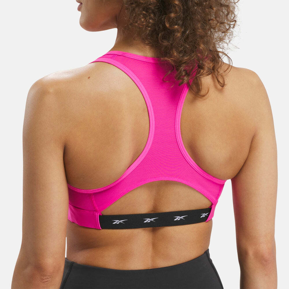 Топ женский спортивный Reebok Lux Vector Racer Sports Bra (Розовый)