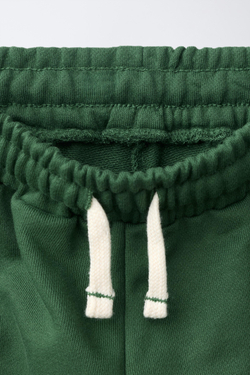 ZARA ДЖОГГЕРЫ VARSITY, ЗЕЛЕНЫЙ