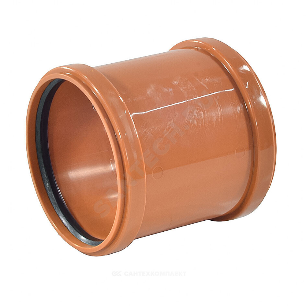 Муфта PP-B ремонтная коричневая Дн 110 б/нап VALFEX 30106110