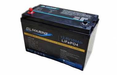 Лиферный аккумулятор lifepo4 gl marine lfp12-100 (с bluetooth)