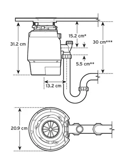 Измельчитель пищевых отходов In Sink Erator Premium 700 SR