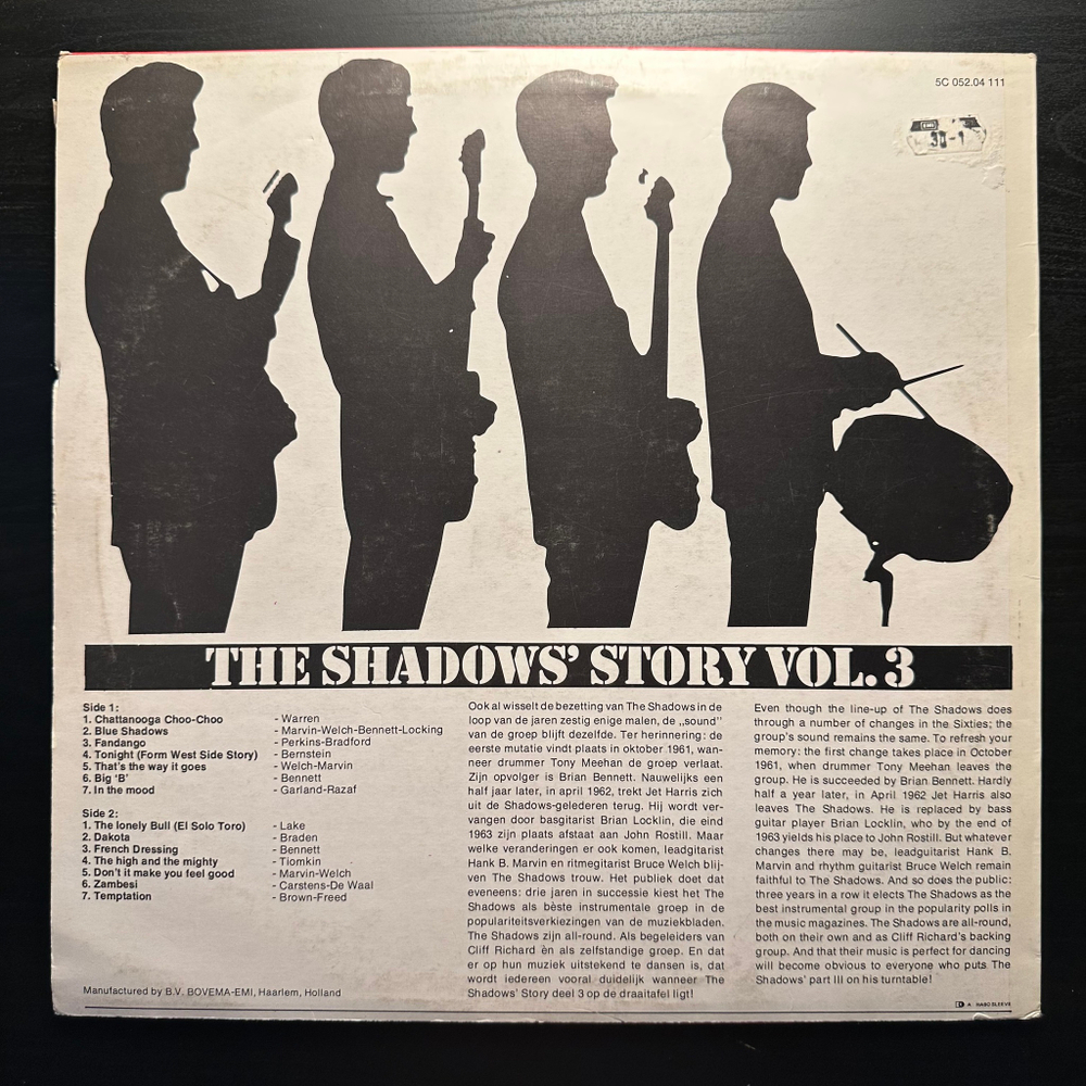 The Shadows - The Shadows' Story Vol. 3 (Голландия)