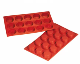 Форма силиконовая P.L. Proff Cuisine "Тарталетка" 6 ячеек d 70 мм, h 20 мм (30*17,5 см)