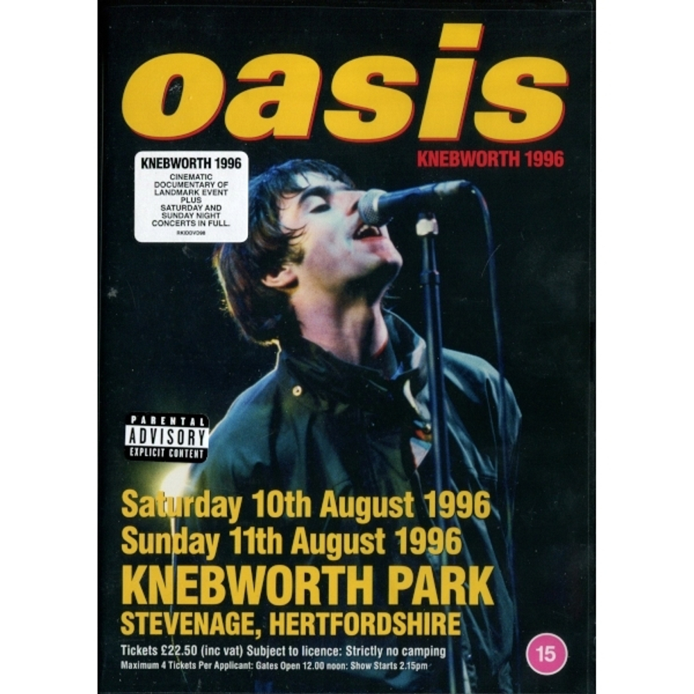 Oasis / Live At Knebworth 1996 (3DVD)