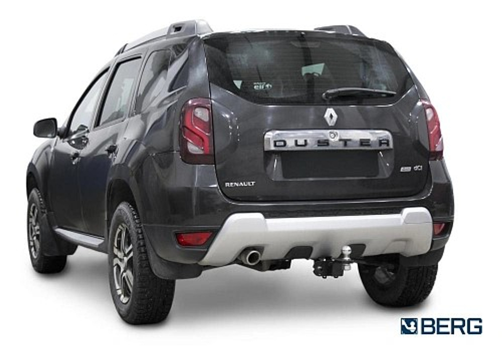 ТСУ для Renault Duster (2010-2015, 2015-2020, 2020-), Renault Kaptur (2016-2020, 2020-), Nissan Terrano (2014-), шар Е, 1200/75 кг.  F.4711.002