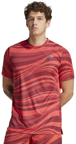 Мужская теннисная футболка Adidas Club Graphic - разноцветный