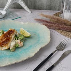 Блюдо для подачи 30,5*25 см h3 см Sea Blue Frutti di Mare P.L. [1]