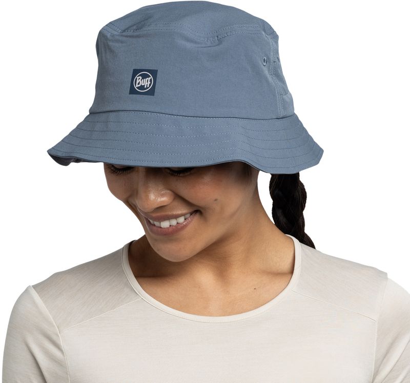 Панама Buff Adventure Bucket Solid Stone Blue Фото 3