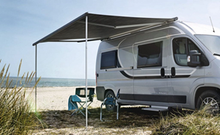 Маркиза MobileComfort M400WG 4.0 м настенная механическая, корпус белый, полотно светло-серое
