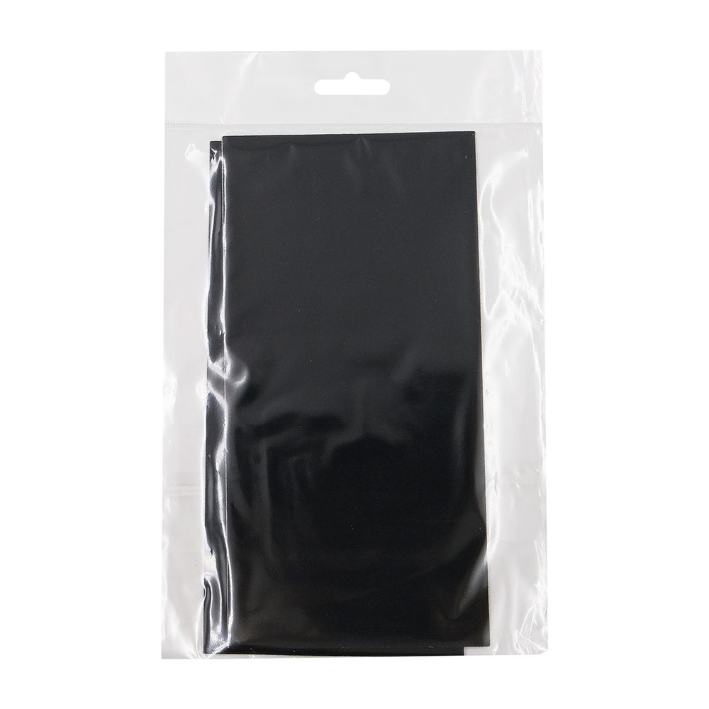 Заплатка самоклеящаяся замша искусственная 100x200мм, 2 шт, (черный (black)), AC18