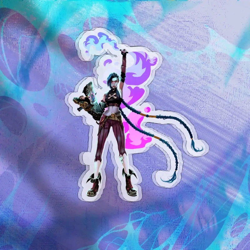 Акриловый стенд «Arcane: Jinx»