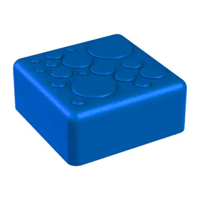 Крышка 6x6x3 см для конструктора 10"