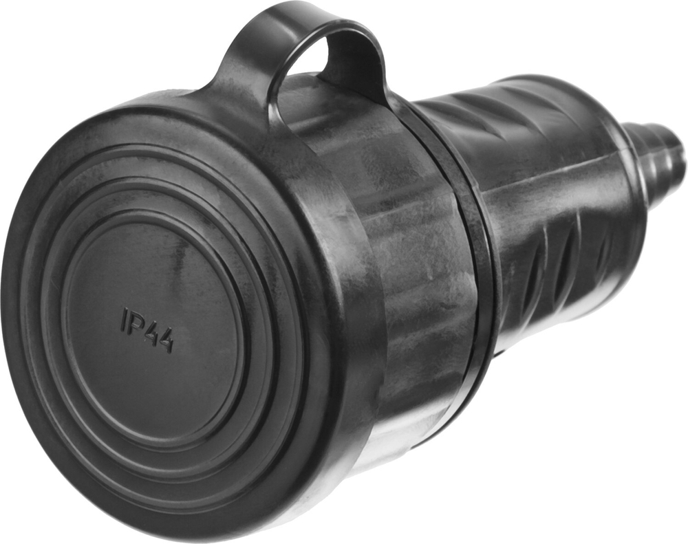 СИБИН 16А/220 В, IP44, розетка с крышкой (55186-B)