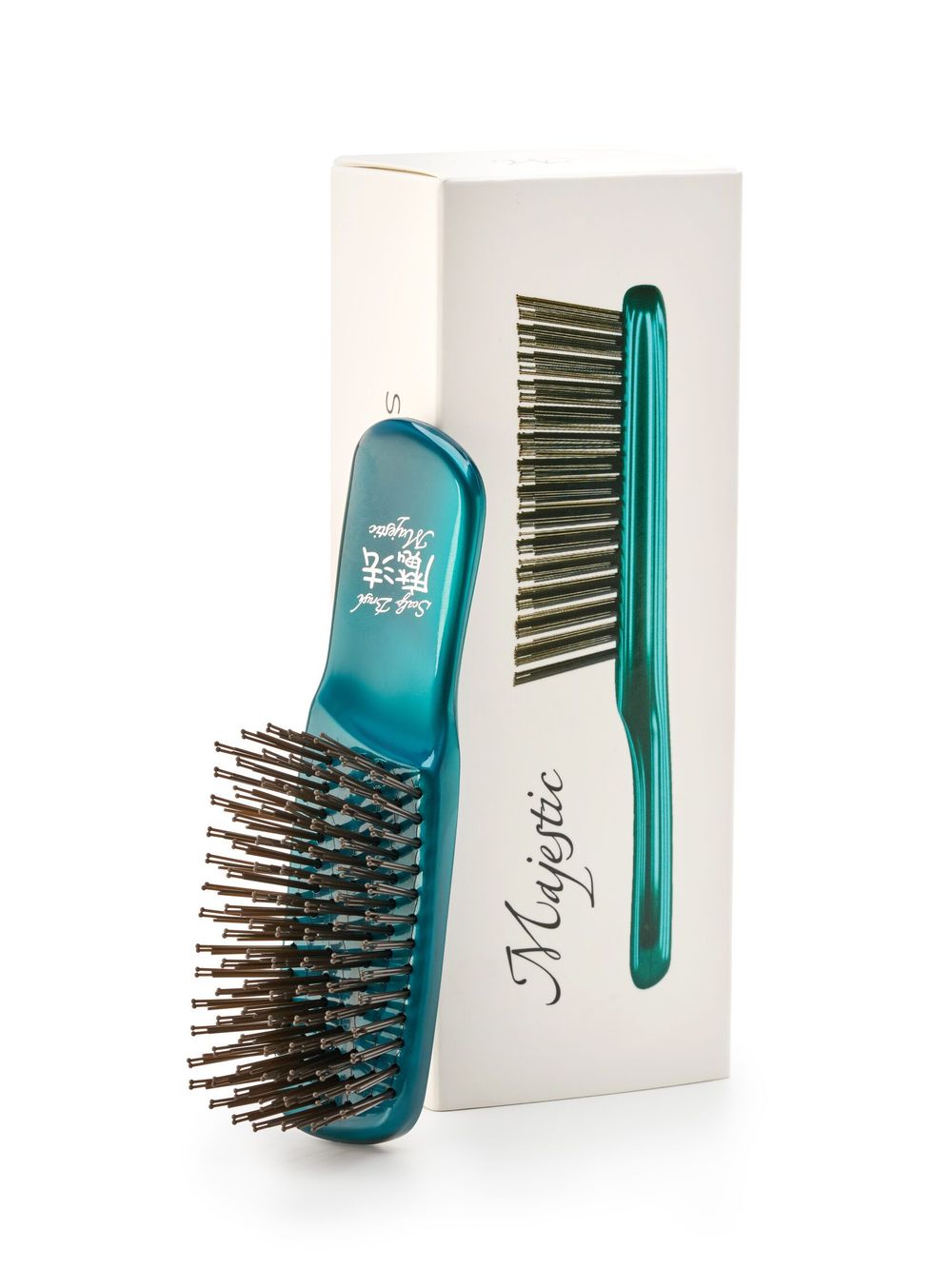 Расческа Majestic Scalp Brush изумруд (дорожная версия)