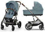 Коляска Cybex Balios S Lux TPE 2025 Cloud G i-Size Lava Grey Plus 3 в 1 Stormy Blue