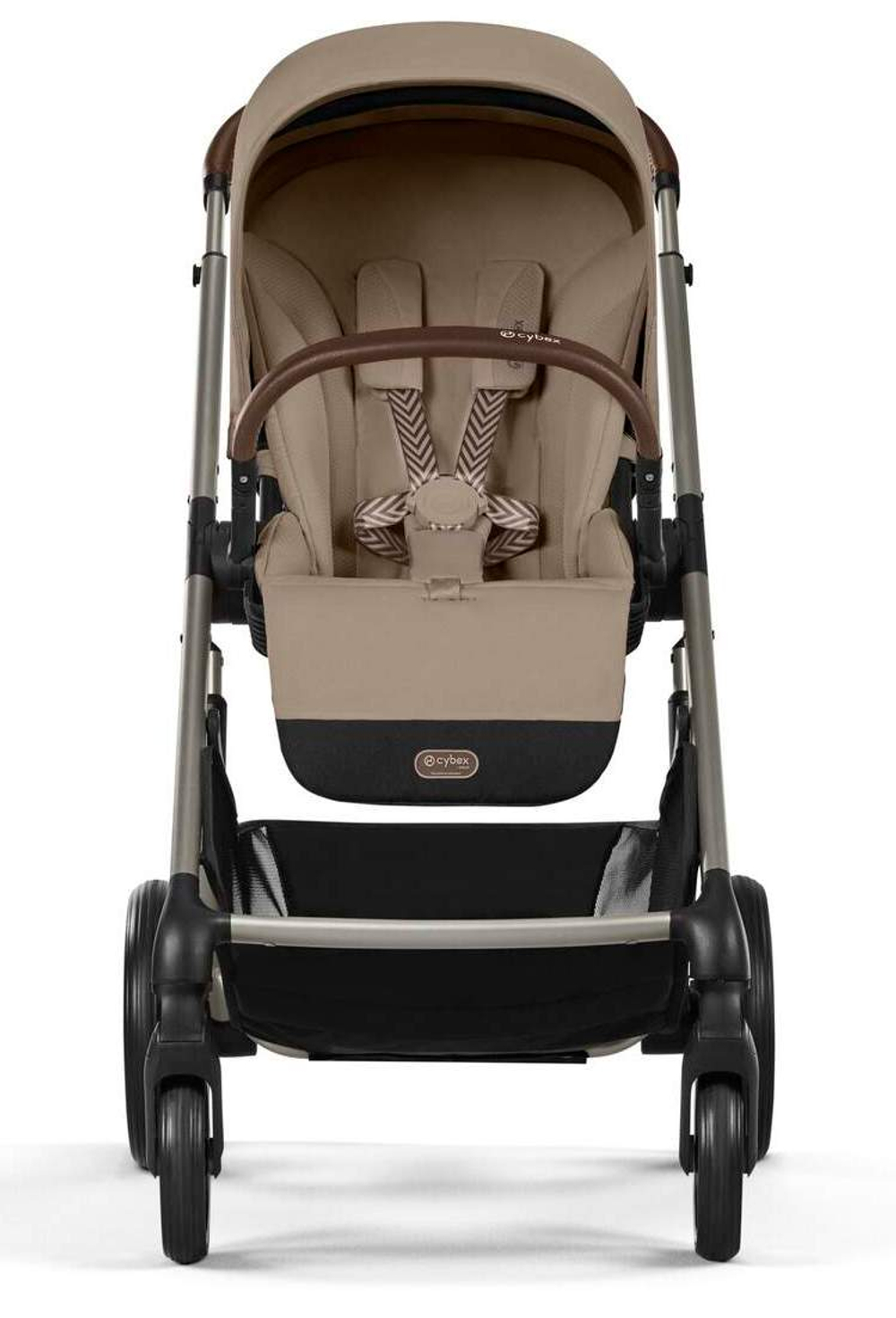 Прогулочная коляска Cybex Balios S Lux TPE 2025 Almond Beige с дождевиком
