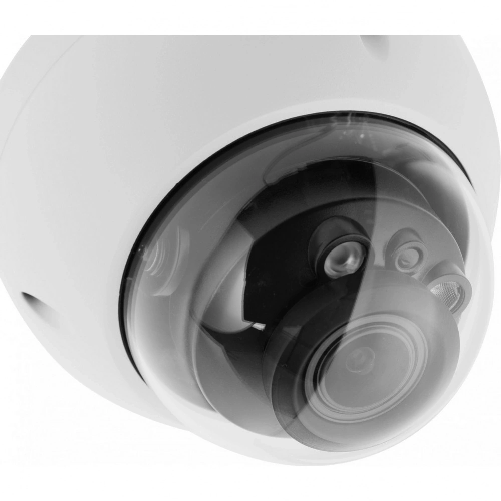 Уличная купольная IP-видеокамера Dahua 4Мп; 1/2.9” CMOS; моторизованный объектив 2.7~13.5мм; видеоаналитика, микрофон, ИК 40м, IP67, IK10, металл/пластик