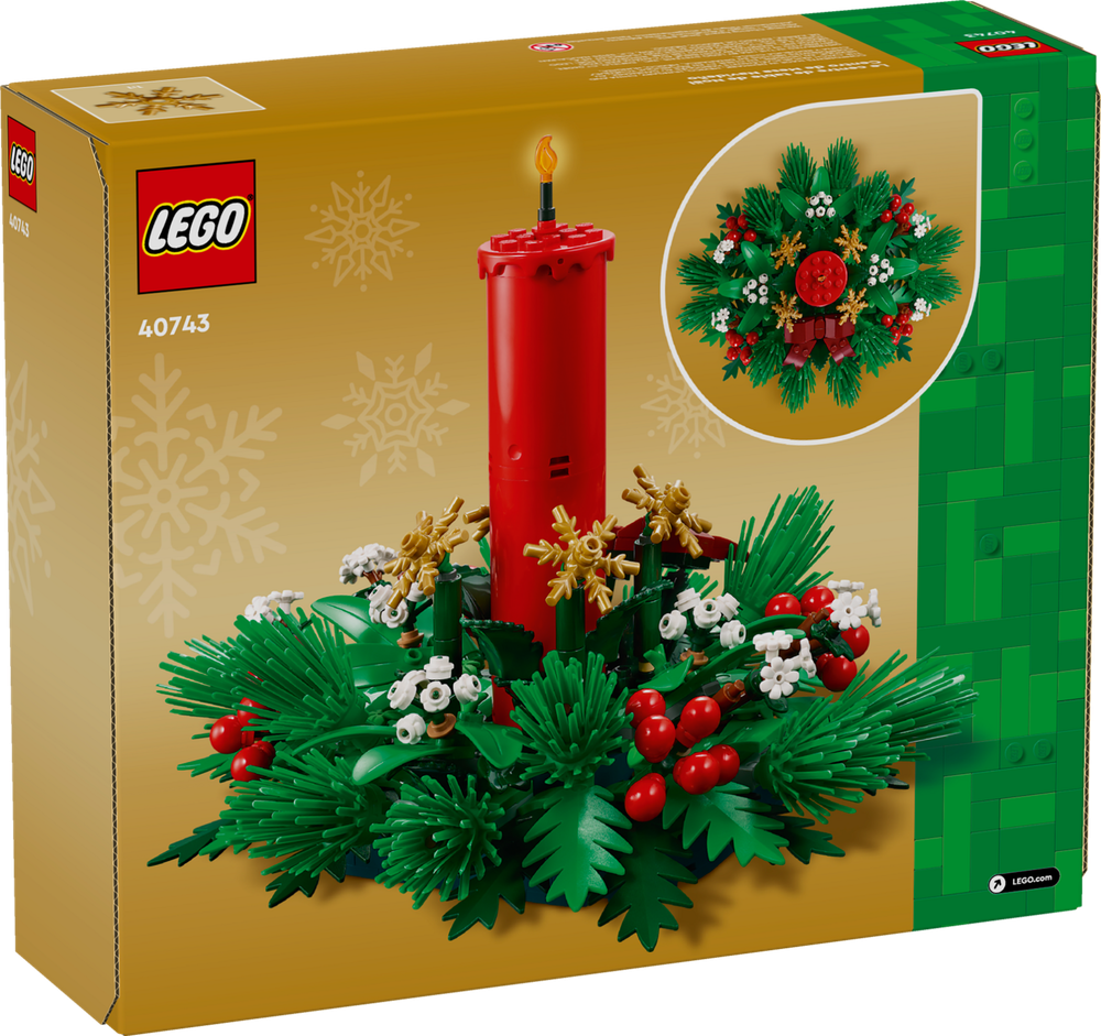 Конструктор Лего Холидай энд Эвент Украшение рождественского стола 40743 | LEGO Holiday Table Decoration 433 детали 12+
