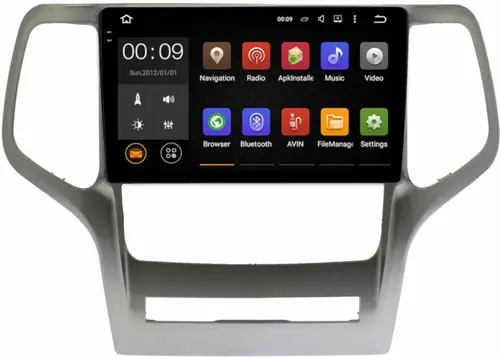 Магнитола для Jeep Grand Cherokee 2010-2013 - AIROC 2K RX-2205 Android 13, Быстрая, QLed+2K, CarPlay, SIM-слот