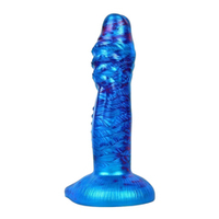 Синий фантазийный фаллоимитатор 22,5см Bior Toys Magic Hero MH-13036