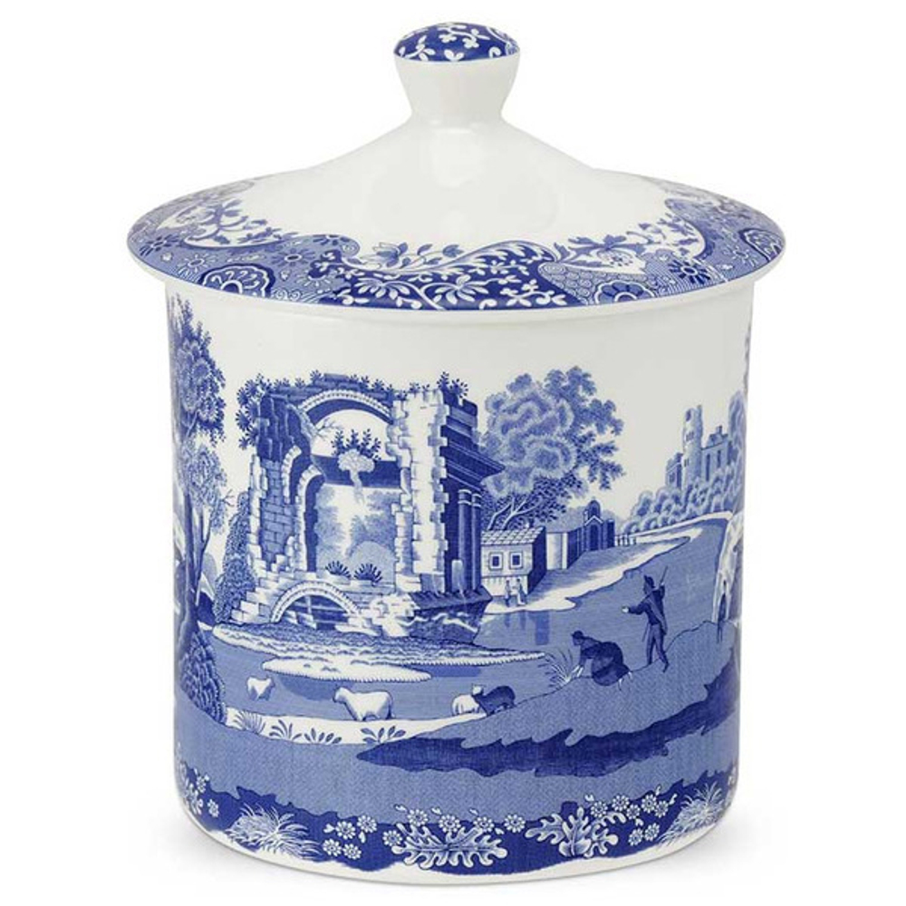 Банка для сыпучих продуктов 19см Spode Голубая Италия