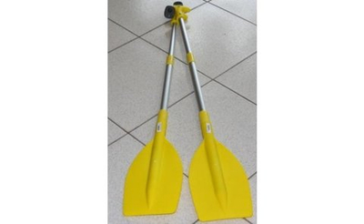 Весло телескопическое 57-82-107см,d25-21мм, алюм.