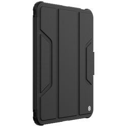 Чехол книжка черного цвета от Nillkin для iPad 10.9 с 2022- года и iPad 11 (A16) с 2025-, серия Bumper Pro, с защитной шторкой для камеры