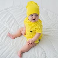 Комплект шапочка и платочек "Вb team yellow" 0+