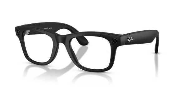 Умные очки Ray-Ban Meta Wayfarer Gen 2 (RW4012) Matte Black/Clear Blue-Violet Light Filter S53 T155