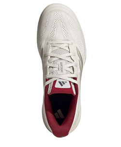 Женские Кроссовки теннисные Adidas Avacourt 3 - chalk white/ice gold/team victory red