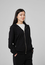 Кофта на замке с капюшоном ARGYMAQ BLACK