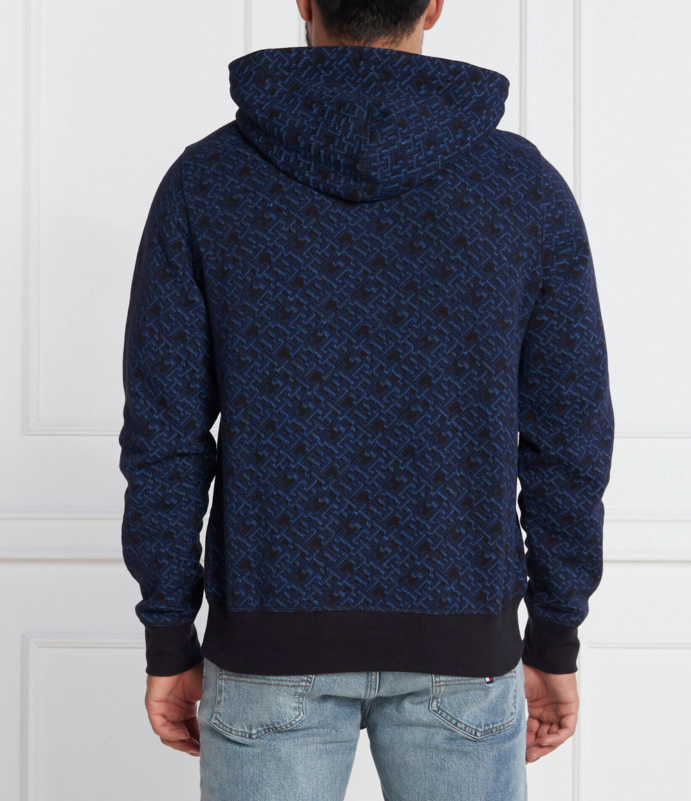 Худи AOP MONOGRAM HOODY Tommy Hilfiger - темно-синий(MW0MW32703)