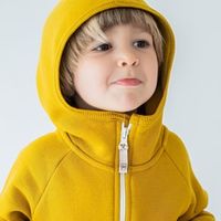 Комбинезон с капюшоном "Горчица" утепленный