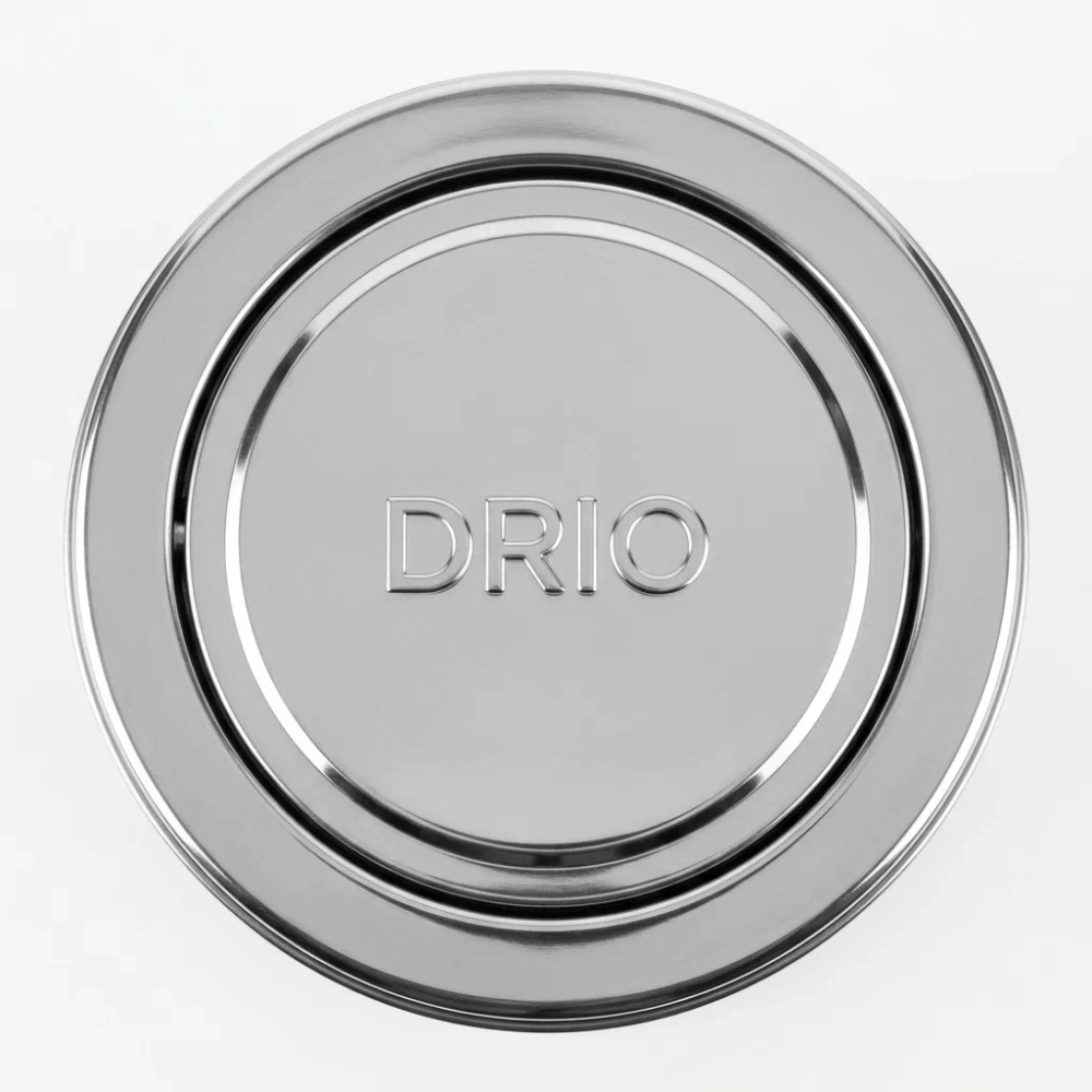 Ведро напольное для мусора DRIO Commerical PB01811 нерж.сталь с антипальчиковым покрытием