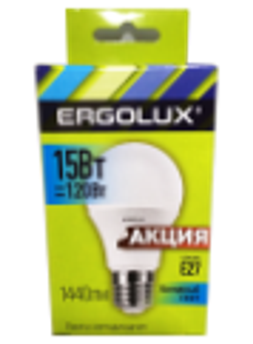 Лампа св/д Ergolux А60 Е27 15W 4500K