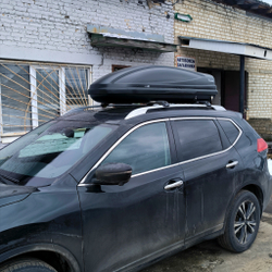 Автобокс Way-box Lainer 460 на Nissan X Trail T 32 на рейлинги