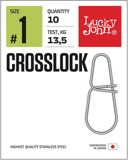 Застежки LJ Pro Series CROSSLOCK №003, 31.5кг, 7шт.