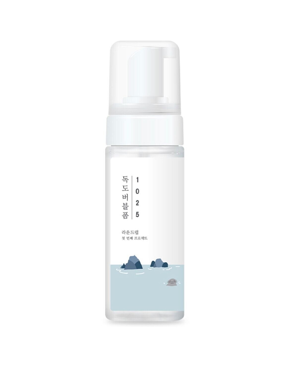 Очищающая пузырьковая пенка с морской водой Round Lab 1025 Dokdo Bubble Foam